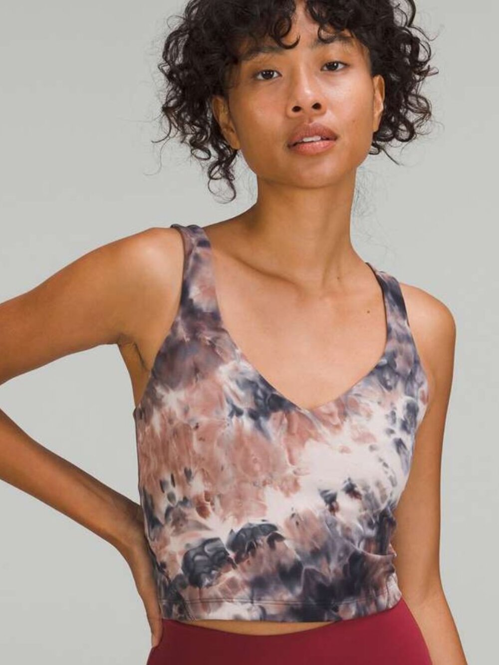 Lululemon Align Tank Top 4 Diamond Dye Seashell Smoky Topaz Graphite Grey